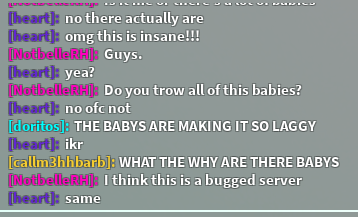 Xane_MMA's tweet image. When I need funny reactions and want them quickly, what do I do? Dropping babies all over Enchantix High in #RoyaleHigh! The lag and inconvenience of automatically picking them up annoys everyone that joins the server.
(Yep, I did this!)
#RobloxExploiting #RoyaleHighExploiting