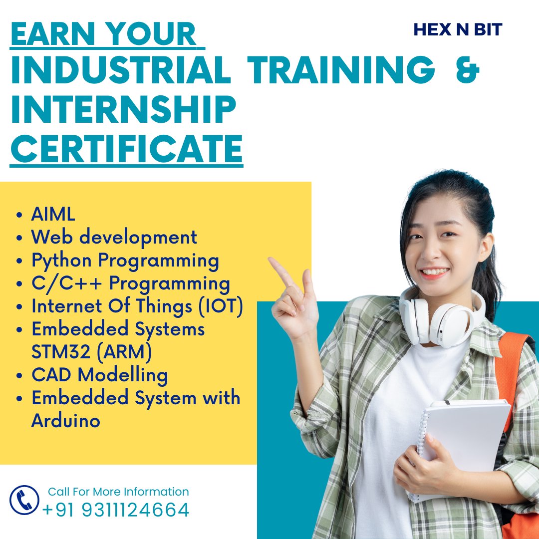 This summer, get serious about improving your practical skills. Let’s do it !! 🤩

Summer Training &amp; Internship programs : Online &amp; Offline training ⏰

GRAB YOUR SEAT NOW ⏰

🦾 Fill out the form in bio to get in touch with us

#hexnbit  #summertraining #2023