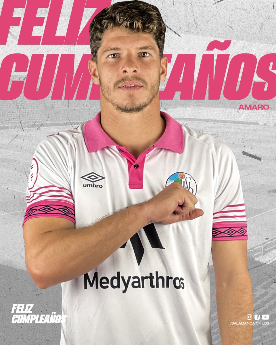 🎈Hoy estamos de celebración…

¡Muy FELIZ cumpleaños, CAPI! La familia del Salamanca UDS te desea lo mejor 🤍🖤

<a href="/AntonioAmaro8/">Antonio Amaro Mendo</a> 🫡🎂
#HalaUnion 🏳️🏴