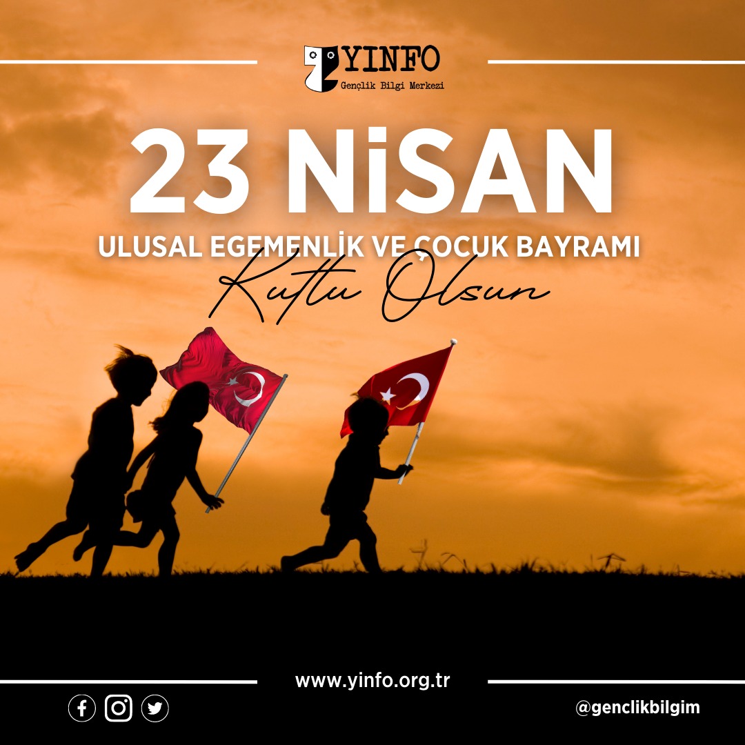 genclikbilgim's tweet photo. Türkiye'nin bağımsızlık mücadelesinde önemli bir dönüm noktası olan 23 Nisanı,  ülkemizin aydınlık geleceği olarak gördüğümüz çocuklarımıza armağan eden M. Kemal Atatürk ve silah arkadaşlarını rahmetle anıyor, bütün dünya çocuklarının “Çocuk Bayramını” tüm kalbimizle kutluyoruz. https://t.co/LltbO6U0GJ