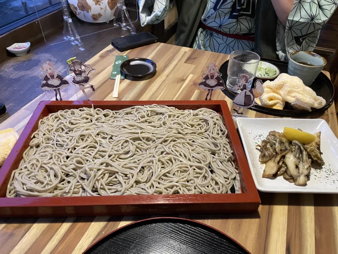 銀山温泉の温泉街のふらっと入ったお店で晩めし 