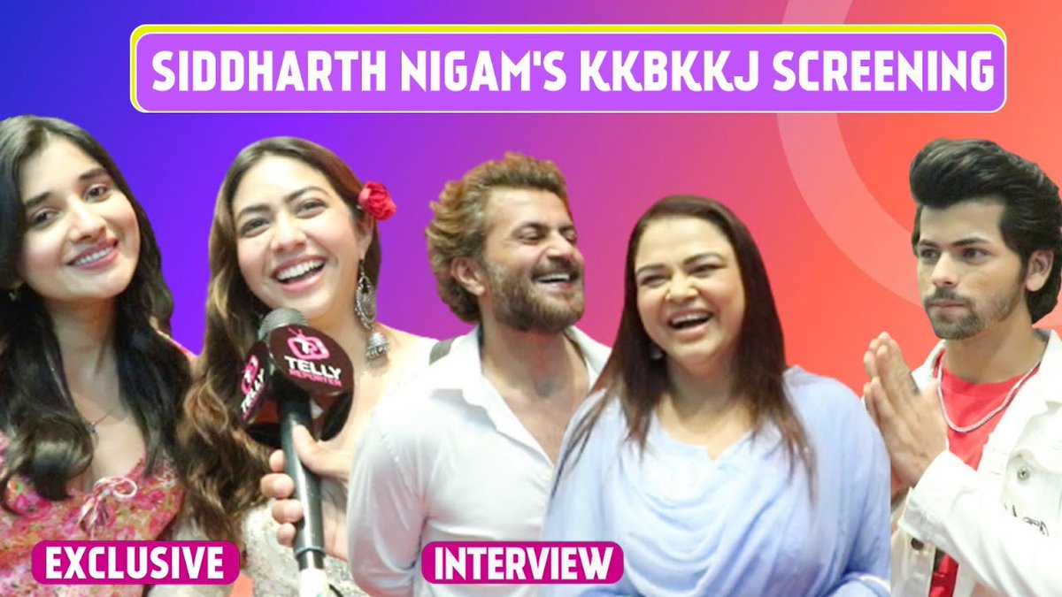 TellyReporter's tweet photo. https://t.co/bS3DQnSEI2
Siddharth Nigam's Screening Of KKBKKJ: Reem Shaikh, Kanika Mann, Aamir Dalvi, Gulfam Khan Interview
@siddnigam_off
#KisiKaBhaiKisiKiJaan #KKBKKJ #reemshaikh #KKBKKJReview #KKBKKJBoxOfficeCollection #TellyExclusive #TellyReporter https://t.co/8GrGtV28m4