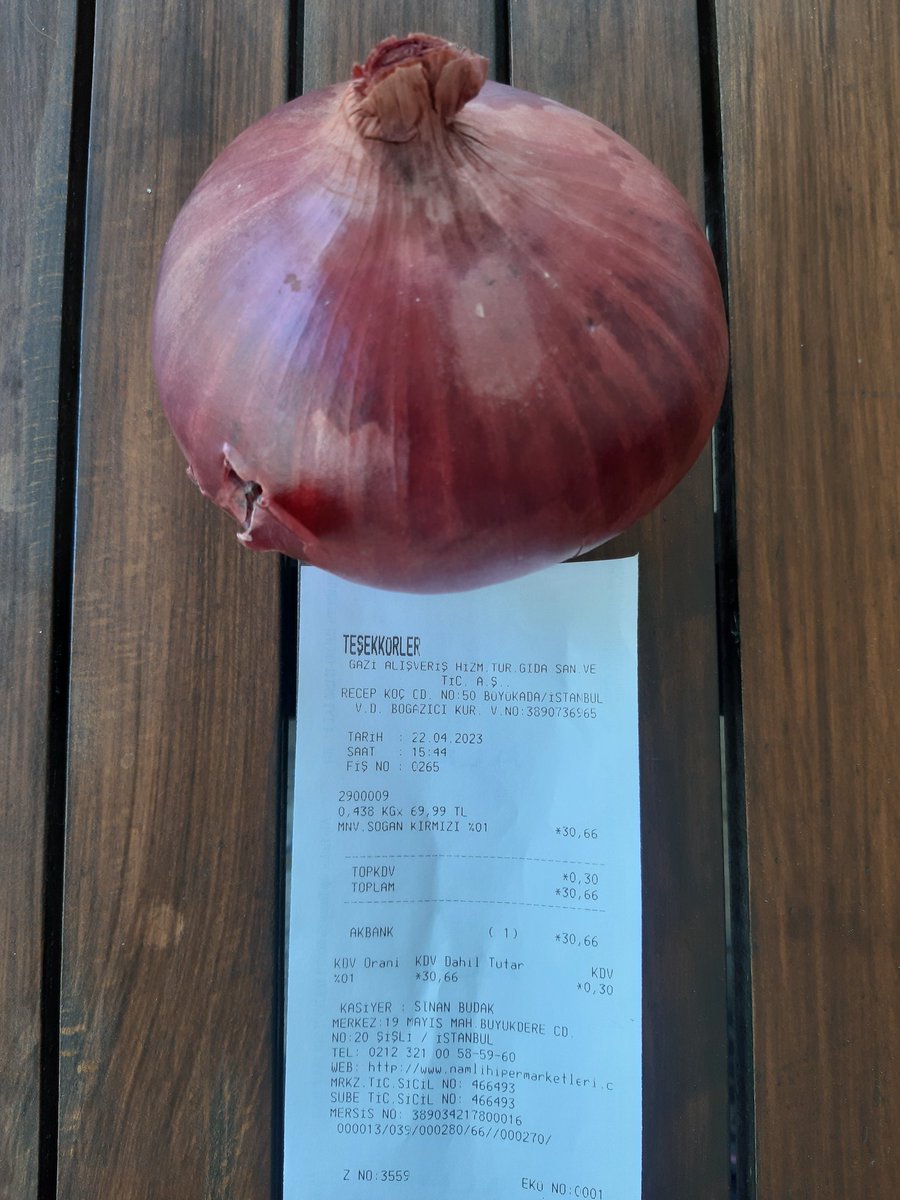 altugbircan's tweet photo. 1 tek soğan 30,66 tl! https://t.co/MvdqJDvM8S