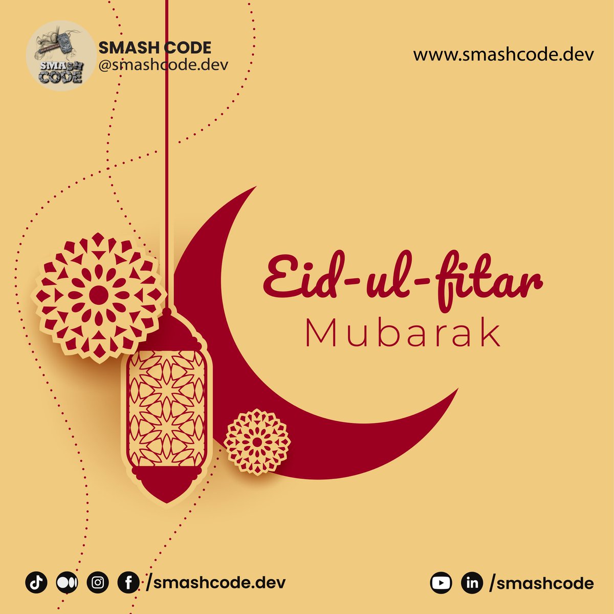 Eid Mubarak 
#eidmubarak #EidAlFitr #eidulfitr2023 #eidmubarak2023 #Congratulations #smashcode