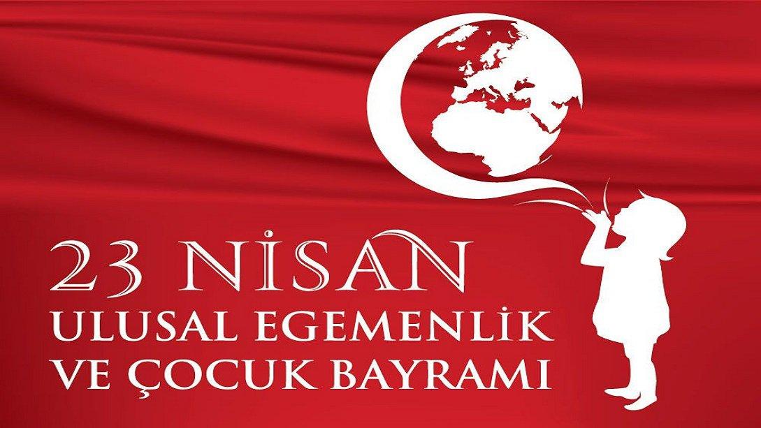Türkiye Büyük Millet Meclisimizin açılışının 103. yıl dönümü ve 23 Nisan Ulusal Egemenlik ve Çocuk Bayramımız kutlu olsun...