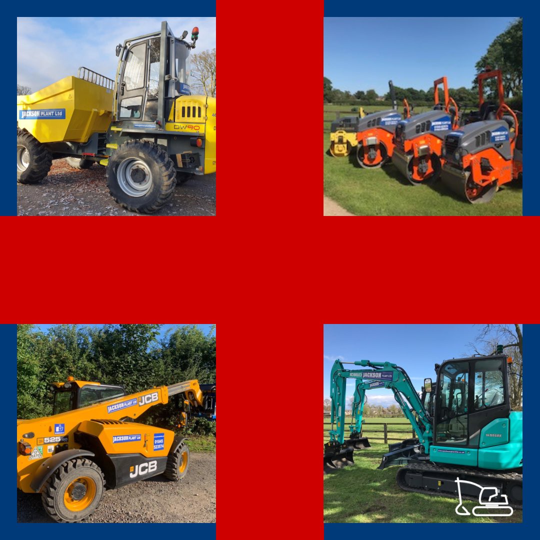 jacksonplantltd's tweet photo. Happy St George’s Day 😊 🏴󠁧󠁢󠁥󠁮󠁧󠁿
#jacksonplant #selfdrive #haveagoodone #planthire #construction #landscaping https://t.co/IfVdopDlL3