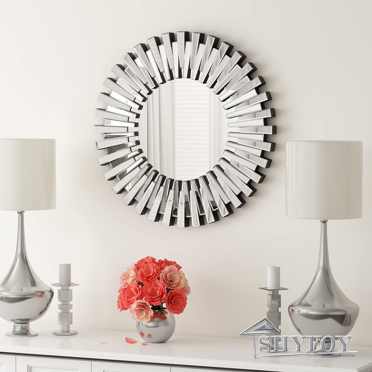 With a sleek design, the wall mirror is the perfect companion for any space.Get>>bit.ly/43XYJPm
#mirror #furniture #homedecor #crystalmirror #roundmirror #silvermirror #wallmirror #decorativemirror #modernmirror #walldecor #homedecor #livingroom #bedroom #homedecor