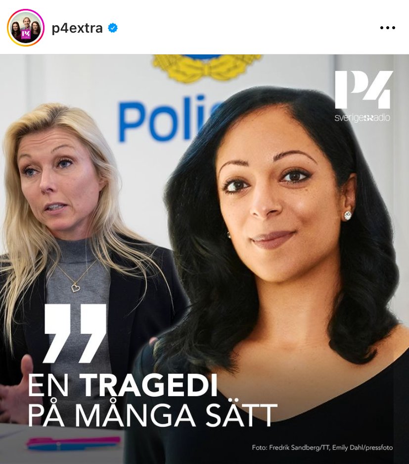 jeanettefors's tweet photo. Polischefen Linda Staaf anmäler medier till Medieombudsmannen. Gör hon rätt? Hur ser jag på mediernas roll och ansvar? Och hur bedömer jag polisledningens krishantering? Medverkade i gårdagens #P4Extra (första inslaget): https://t.co/sHiR4SZyAT https://t.co/sh2lymeOLL