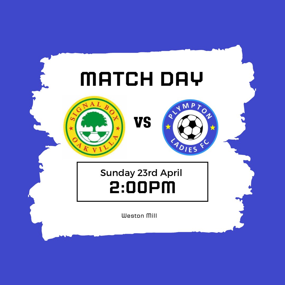 Match Day - back to league action!

We take a short trip across the city as we face SB Oak Villa at Weston Mill.

#PLFC #COYB #freetosee