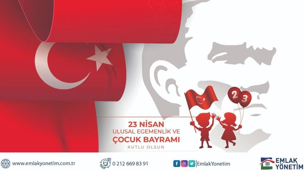 #23Nisan Ulusal Egemenlik ve Çocuk Bayramımız kutlu olsun.