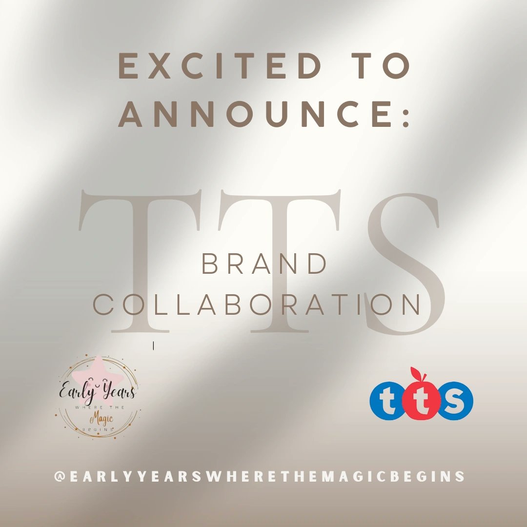 So happy for this fantastic opportunity for a brand collaboration with TTS! I look forward to trying out the new resources with the children!
@TTSResources 
#earlyyears #brandcollaboration #BrandAmbassador 
@Mackie2Nikki 
@SueBayliss1 @EYAlliance @earlyed_uk