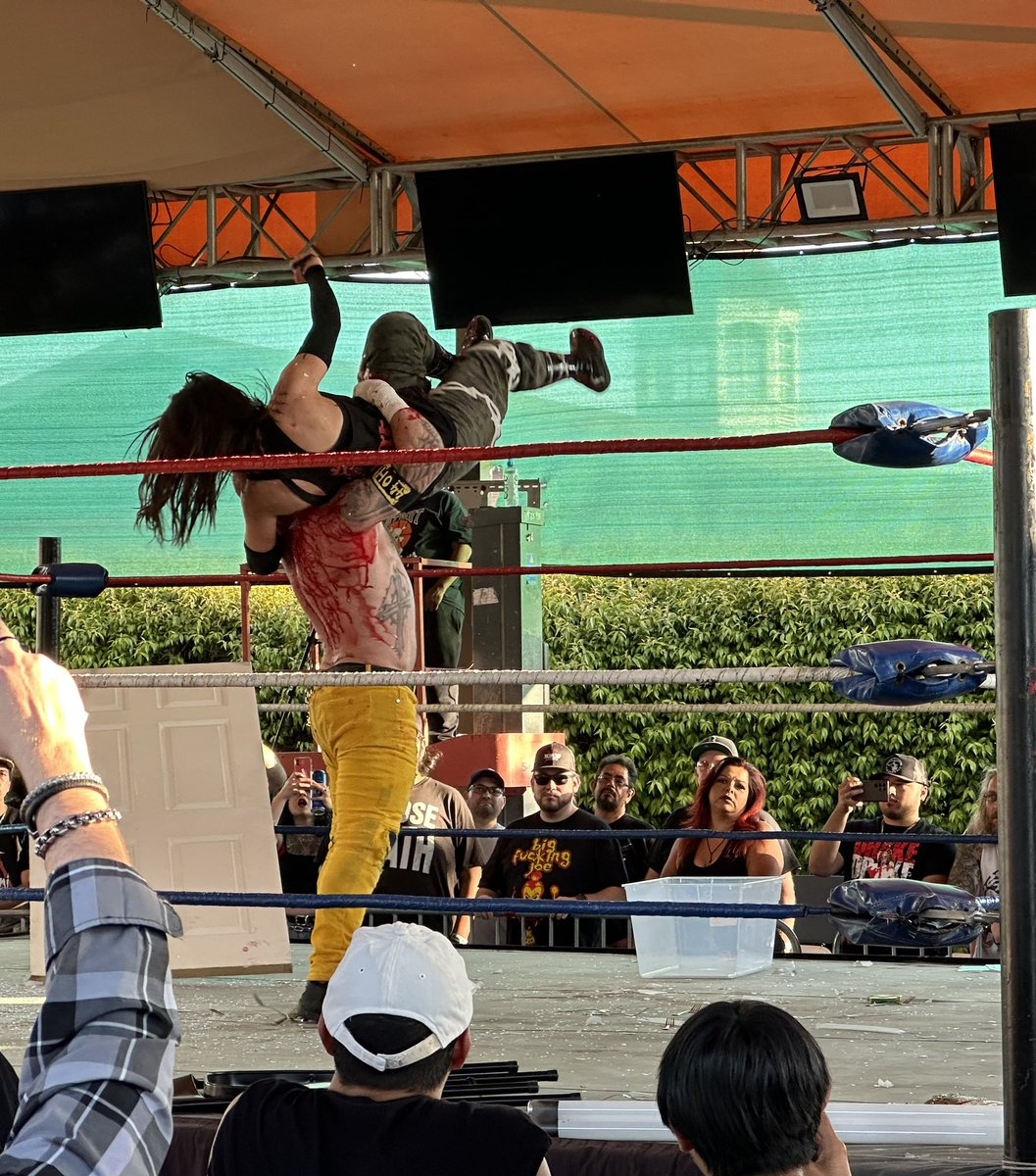 deljamesgang's tweet photo. Damn! @Thexpwwrestling #killafornia2 event was brutal af!! https://t.co/n6ersrtSRW