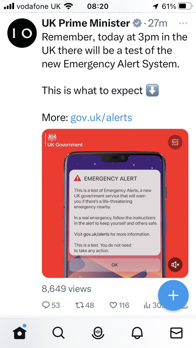 Brewstermonk1's tweet image. There has been a seamingly long and well covered awareness campaign regarding the testing of the emergency text alert scheduled for Sunday 3p.m. ………me at 3p.m. #SundayMotivation #TextAlert