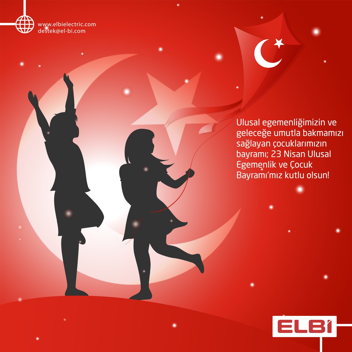 Ulusal egemenliğimizin ve geleceğe umutla bakmamızı sağlayan çocuklarımızın bayramı; 23 Nisan Ulusal Egemenlik ve Çocuk Bayramı'mız kutlu olsun!

#23nisan #23nisanulusalegemenlikveçocukbayramı #çocukbayramı