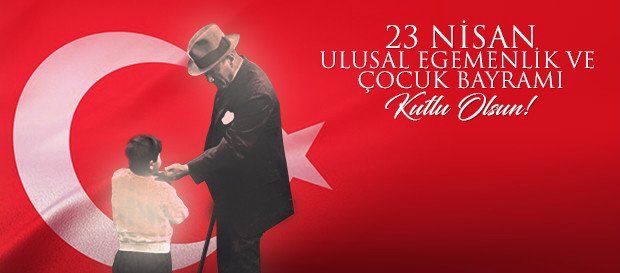 Türkiye Büyük Millet Meclisi’nin açıldığı, ulusal egemenliğin çocuklarımıza armağan ve emanet edildiği bugün, 23 Nisan Ulusal Egemenlik ve Çocuk Bayramı kutlu olsun.