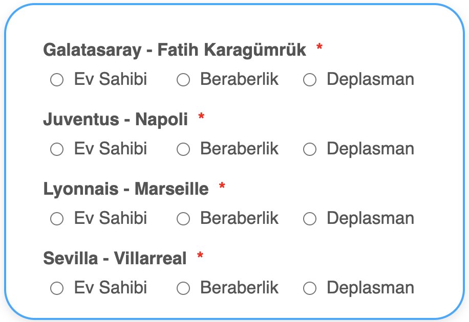 Ls8Betting's tweet photo. ✨ 23 Nisan Ls8Bet Toto Yarışması
✨ 4/4 Yap - 20.000 TL'ye Kadar Nakit Kazan
✨ Çekiliş Yok - Katılım Sınırı Yok
✨ Ödül Oranı %130
✨ Zorluk %24
👓 Katılım: https://t.co/FR1mVhLs3H

💯 5-15 dk Ödeme
💯 5.000.000₺ Çekim Limiti
💯 %97 Payout Oranları
💯 Uluslararası Lisans Belgesi
👓 Ls8Bet Giriş: https://t.co/OpYobkgKgN

#Fenerbahce #GalatasaraySK #Galatasaray #besiktasinmacivar #besiktasinmacivar