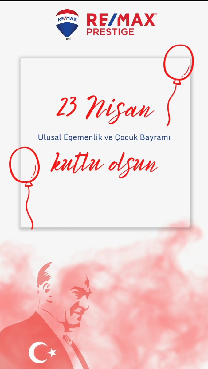 23 Nisan Ulusal Egemenlik ve Çocuk Bayramımız Kutlu Olsun.
❤️🤍