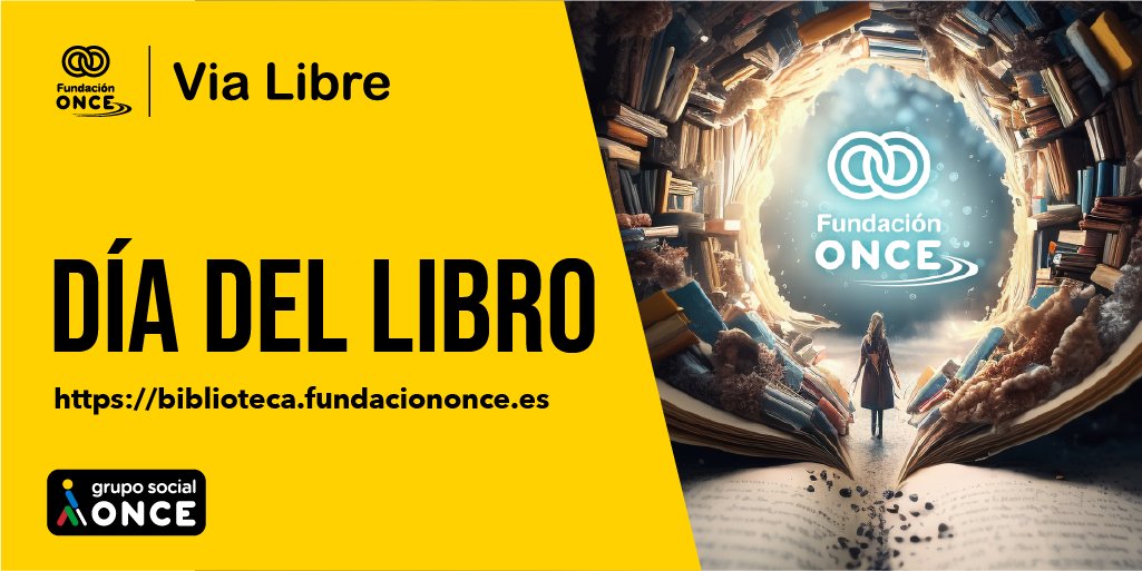 📚 #DíadelLibro 

La lectura no da sabiduría, da conocimiento.   

Nuestra #Biblioteca física y digital pone a tu disposición cientos de publicaciones sobre #discapacidad.  

💻 biblioteca.fundaciononce.es 

📌 calle Sebastián Herrera, 15 de #Madrid