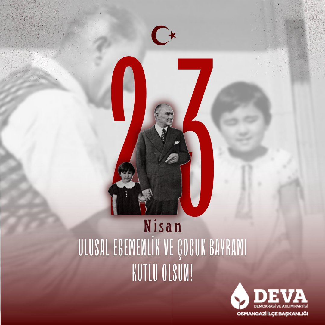 23 Nisan Ulusal Egemenlik ve Çocuk Bayramı kutlu olsun.🇹🇷🇹🇷🇹🇷

#23Nisan
