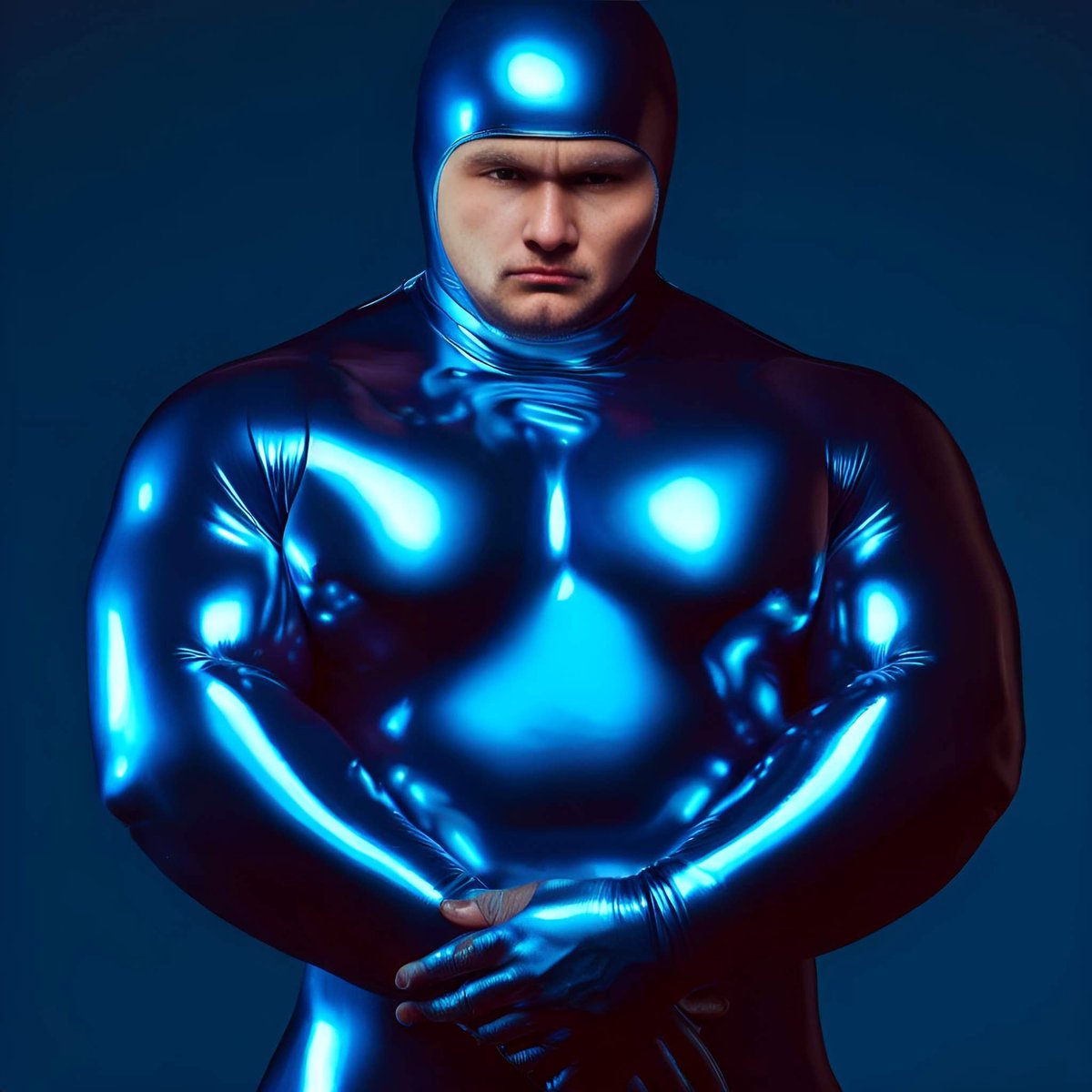 hunkgenerator's tweet photo. Today we present you the incredible human cannonball!
#gayai #rubberman #tightfit #fetish #AIart #AIArtwork #aimuscle #aihunk https://t.co/VqeovG6uuM
