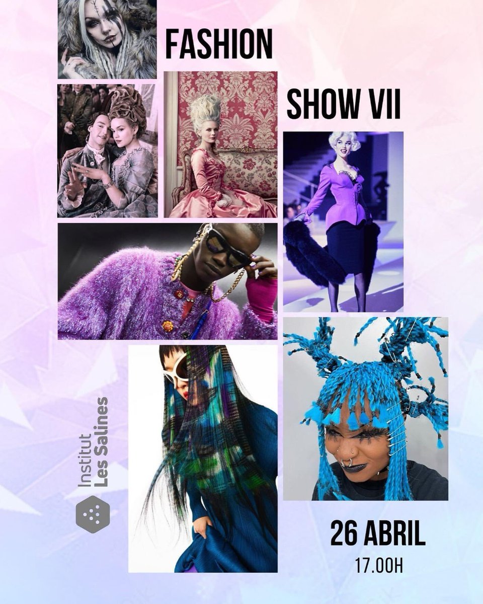 Inslessalines's tweet photo. Us presentem el cartell d'un dels esdeveniments més esperats al nostre centre: la #FashionShow! 
Una activitat organitzada pel departament de PCC en col·laboració amb CF, JIF i EAS. T’esperem ! 
#26abril #pasarela #ElPratdeLlobregat #FP #FormacióProfessional #FormemProfessionals https://t.co/bg2TpGCPPH