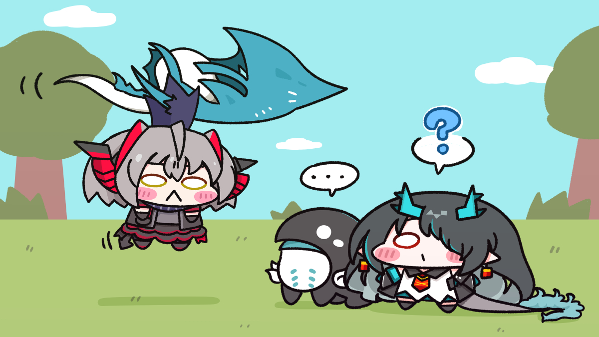 ダスク(アークナイツ) 「今週最後は何か持ってきたメカクシ君 #アークナイツ #明日方舟 #Arknigh」|Caのイラスト