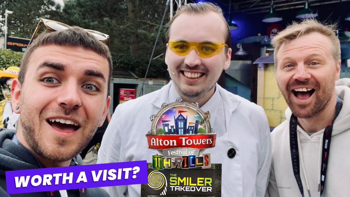 roblambeth93's tweet photo. Alton Towers Festival Of Thrills Smiler Takeover - Worth Visiting?

JOIN US! 

As we visit Alton Towers festival of Thrills - Smiler Takeover 

https://t.co/dJeRwQg4Ml https://t.co/NL60ewv5bR