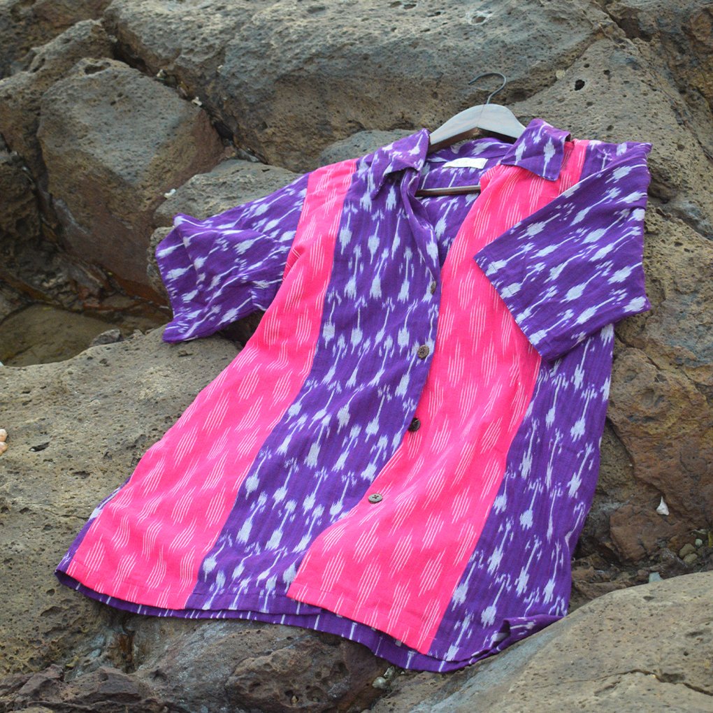 KiRu_india's tweet photo. Th Falooda shirt is a combination of 2 bright ikkat fabrics that look fantastic together, giving the feeling of a colourful day in India. Shop the cotton shirt for your summer festivities from https://t.co/xcfgyk5fCv
#shirt #ikkatfabric #artisanalclothing #cottonshirt #shopindia https://t.co/abmGwxGjo8