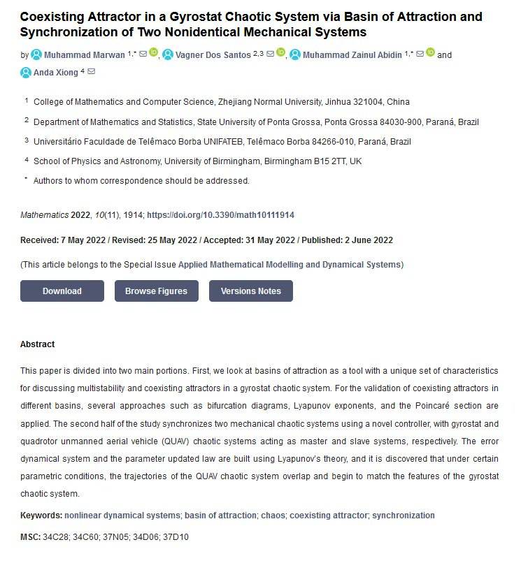MathematicsMDPI's tweet image. 📢#Mathematics Check out the two editor choice papers from the section “#DynamicalSystems&quot;.

🎉mdpi.com/2227-7390/10/7…
🎉mdpi.com/2227-7390/10/1… 

#KoopmanOperator  #Nonlinear #Chaos

Congratulations on the success of these articles!

@MDPIOpenAccess  @ComSciMath_Mdpi