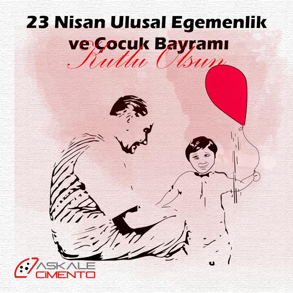 askalecimento's tweet photo. Türkiye Cumhuriyeti'nin kurucusu Mustafa Kemal Atatürk'ün çocuklara armağan ettiği bu özel günü hep birlikte kutluyoruz. 23 Nisan Ulusal Egemenlik ve Çocuk Bayramının önemini unutmadan, çocuklarımıza daha iyi bir dünya bırakmak için çalışmaya devam edeceğiz. https://t.co/uoM5zE7F34