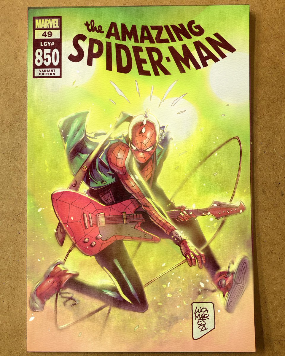 greenisagoodboy's tweet photo. color study over an amazing #spiderpunk sketch done by @marescaluca 
.
#spiderman #acrossthespiderverse #comics #colorist https://t.co/LyFenn4Fni