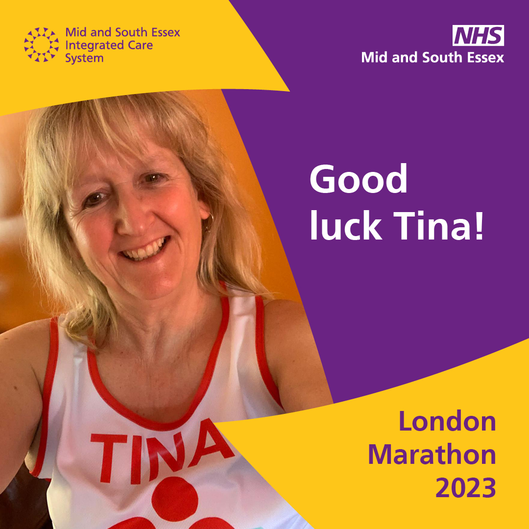 MSEssex_ICS's tweet photo. Best of luck to all the @LondonMarathon runners today, including our very own Head of Insight and Engagement, @TinaStarling15 

Tina is running on behalf of @HCC_UCLH 🏃‍♀️ https://t.co/q20DrXwaOF
