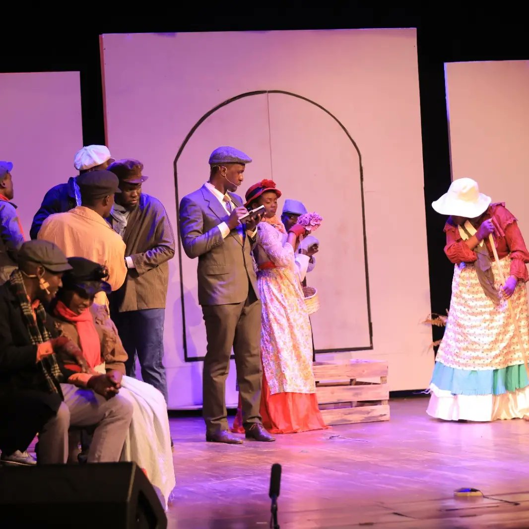 BudoCenturions's tweet photo. There's still an opportunity for you to witness the magic of My Fair Lady today 

📍 The National Theater 
⏰  2:00pm
       6:30pm 
🎟   Shs.35000

#Theaterformentalhealth 
#TBL6 
#Centurionstrong https://t.co/7ZTG2DvUc9