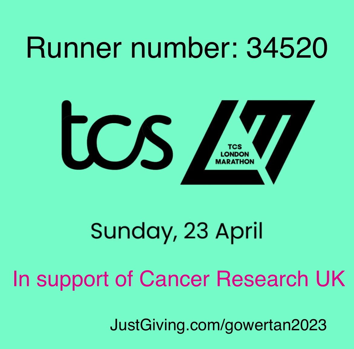 Who says 13 is unlucky? @DanJarvisMP and I are both running our 13th <a href="/LondonMarathon/">TCS London Marathon</a> today, in support of <a href="/CR_UK/">Cancer Research UK</a> <a href="/CRUK_Policy/">Cancer Research UK Policy</a>. Research drives discoveries, bringing hope for the 1 in 2 of us touched by #cancer in our lifetimes. Thank you for supporting new discoveries  #TeamCRUK