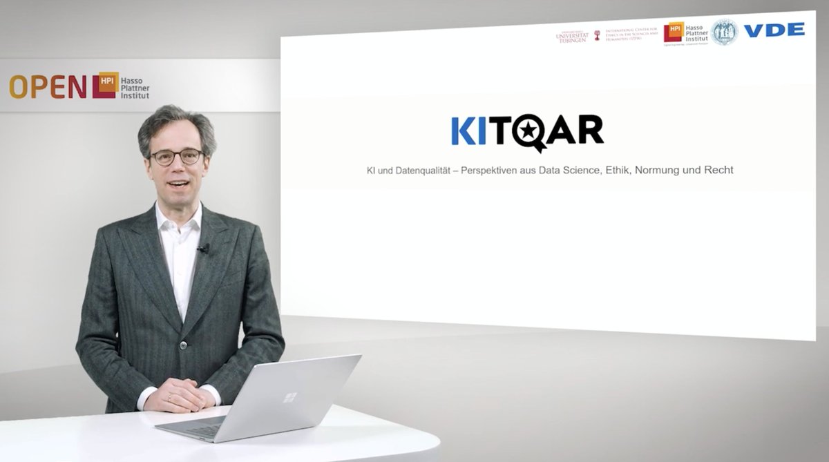 🚀 New course alert: "#AI &amp; Data Quality - Perspectives from Data Science, Ethics, Standardization, &amp; Law" by <a href="/openHPI/">openHPI</a>! 

Dive into AI fundamentals &amp; ethical, legal aspects. Enroll now: open.hpi.de/courses/kidate…