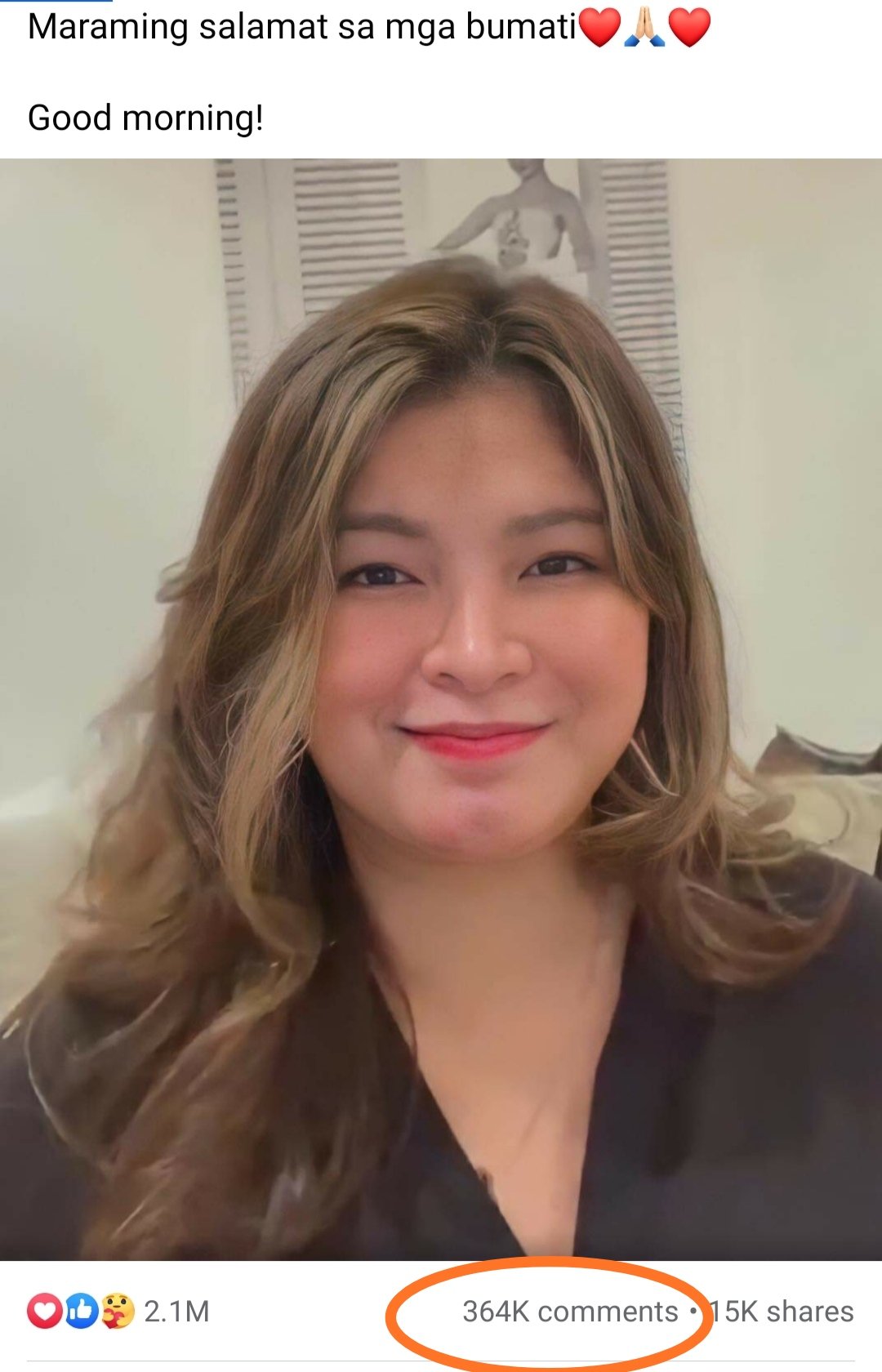 Mga panahon Active ka pa  Happy Birthday Queen Angel Locsin 
