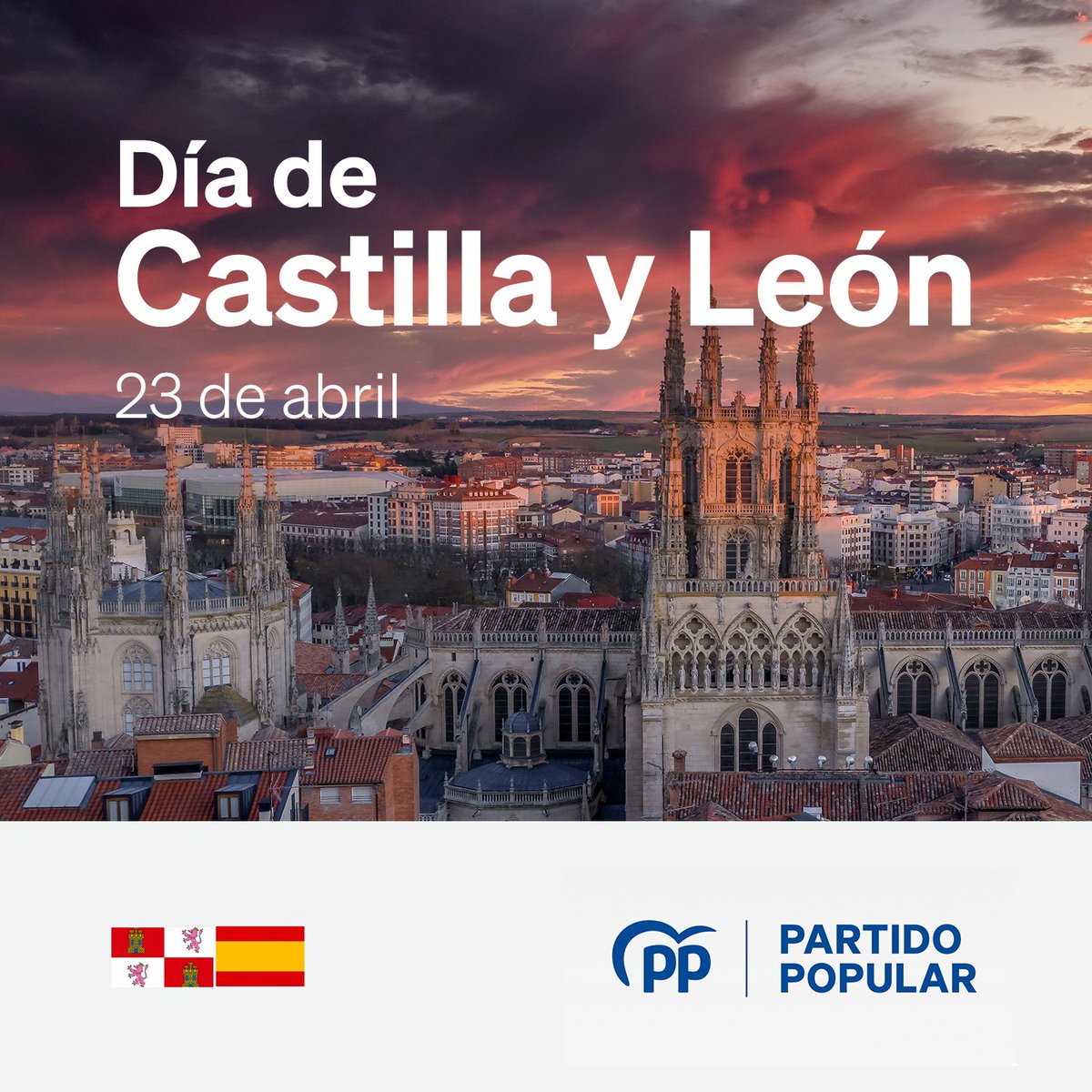 NunezFeijoo's tweet photo. Castilla y León es historia, una joya monumental con una gastronomía universal y gente hospitalaria.

El #DíadeCastillayLeón puede ser un buen plan para seguir descubriéndola. 

¡Feliz día para todos! https://t.co/z5Th8oco60