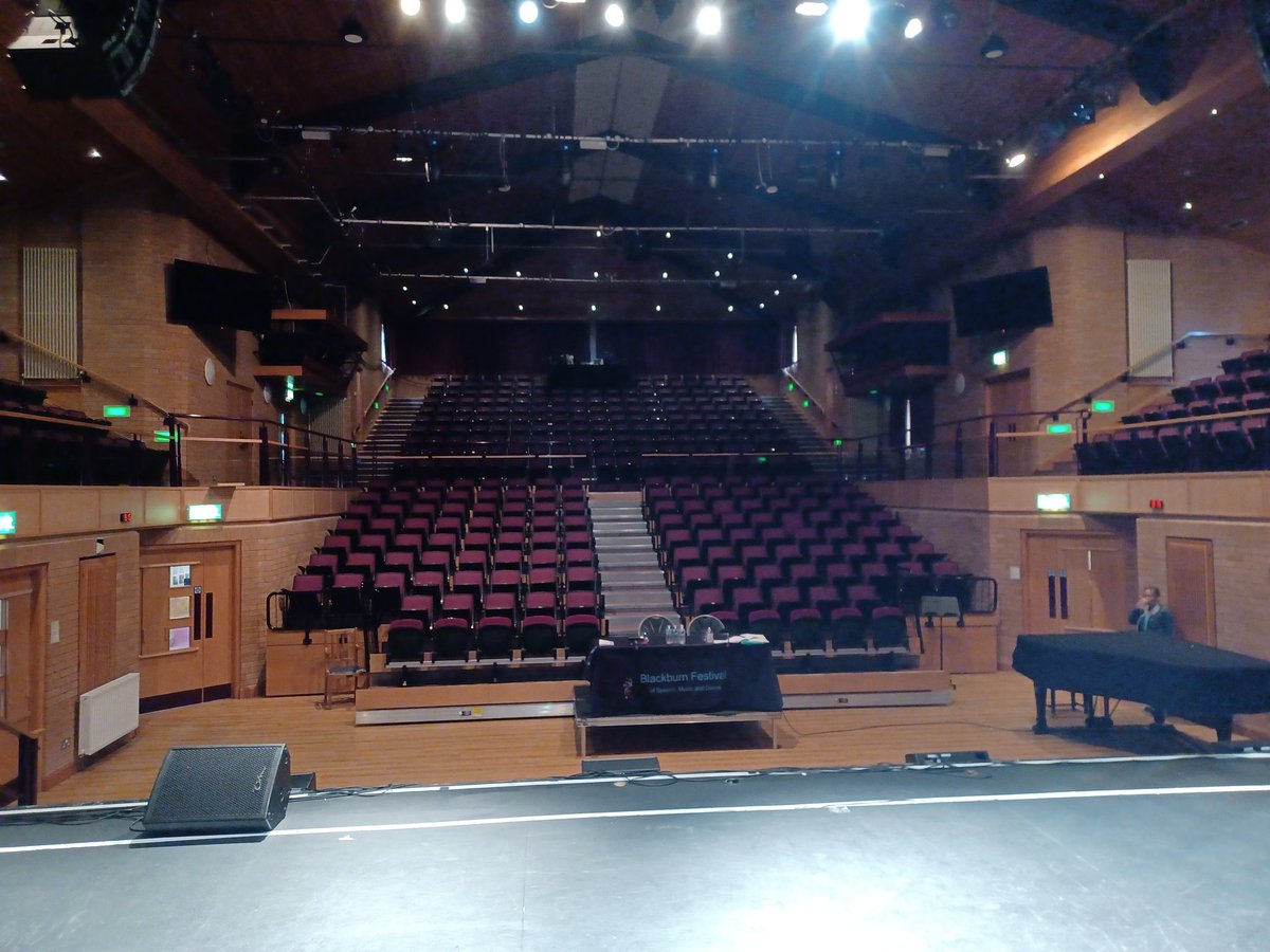 BlackburnFest's tweet photo. Here's this morning's view from the stage at the Croston Theatre @WestholmeSchool . Dancing just starting on day two of the Dance. Yesterday was an absolute cracker. I'm sure today will be just as good. #inspired https://t.co/LVolExOk8x