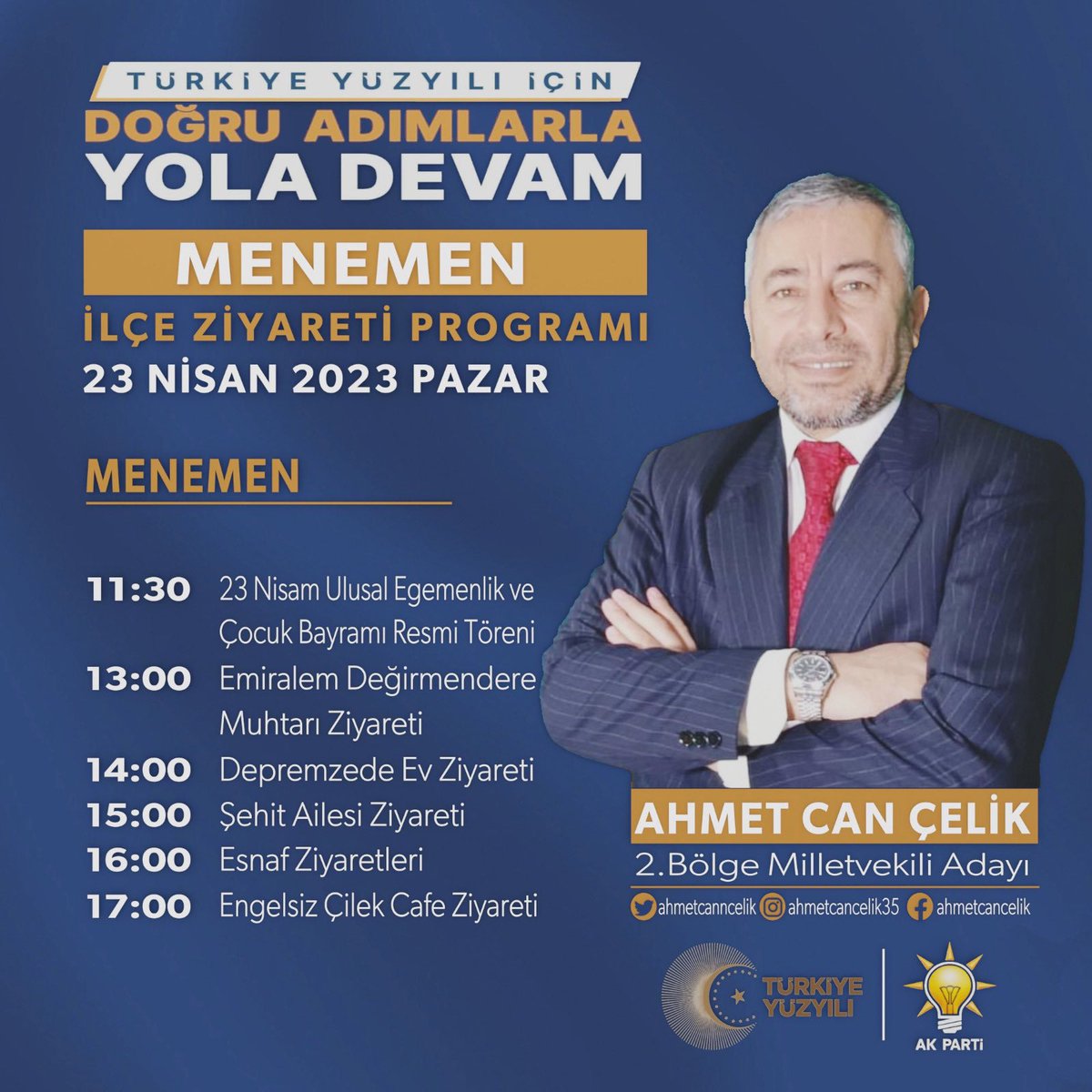 Bugün📍Menemen’deyiz. 🙋🏻‍♂️

#DoğusuAKParti
#İzmirİçinHemenŞimdi