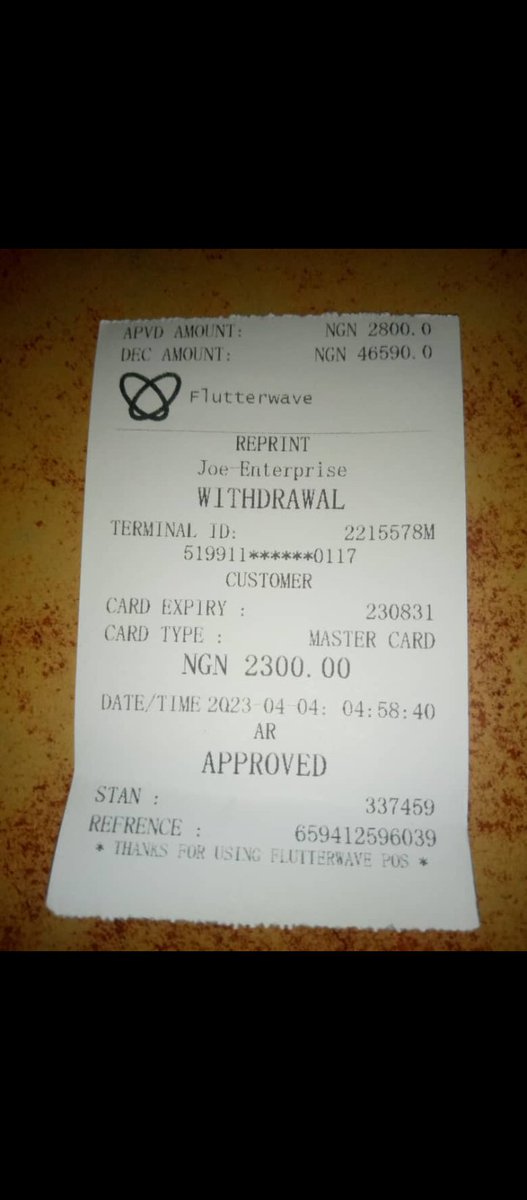 GeorgeEdet4's tweet photo. @FlwSupport delayed settlement for an agent, agent has been patient since 5th. Pls treat https://t.co/5HzFykCX6l