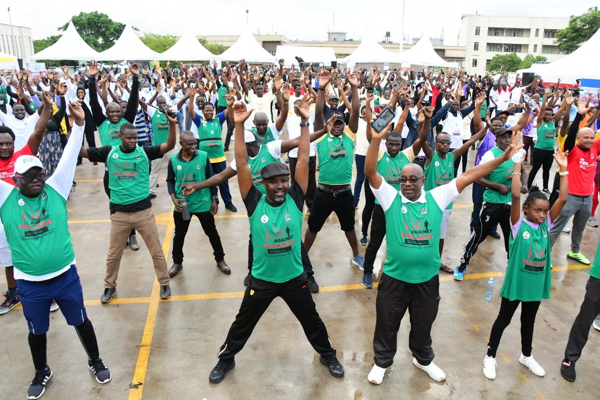 Thomas_Tayebwa's tweet photo. This morning, I joined honourable colleagues and fellow citizens in a walk intended to raise awareness in the war against malaria, one of the killer diseases in Uganda. Malaria affects our economy in a significant way. We lose more than Shs2.4 trillion per year, and kills about 52 Ugandans per day.

We must mobilize our communities to join the war against malaria. Let's sensitize our people to stop using mosquito nets for fishing, harvesting coffee,  making 'malwa' and trapping 'Nsenene/Eswa'. Others use nets as mattresses etc.  This must stop.  It doesn't have to be about money all the time, let's clear all the bushes around our homes. Let's use plants in our homes which are mosquito repellents.

This is not a fight for only Uganda, 95% of the people who die of malaria are from Africa.  This is an African problem. As leaders, we must combine efforts and deal with this malaria problem. Let's also donate blood and do physical exercise. Let's kick Malaria out of Uganda and save lives.
