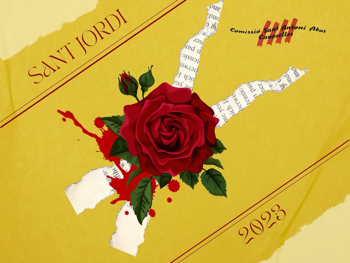 🌹📚🐉
Llegir ens fa lliures
Llegir ens fa viatjar
Relaxa’t, obre un llibre i deixa’t emportar.
Una nova diada de Sant Jordi arriba
I toca xalar.
Surt a la plaça de la Joventut
I emporta’t llibres i roses per un tub.
*Avui bastoneres a la plç Joventut i ballada a les 19:30h*