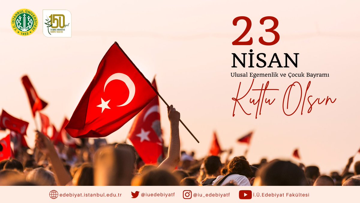 Türkiye Büyük Millet Meclisimizin 103. kuruluş yıl dönümü ve Gazi Mustafa Kemal Atatürk’ün ülkemiz ve tüm dünya çocuklarına armağanı olan #23Nisan Ulusal Egemenlik ve Çocuk Bayramımız kutlu olsun.