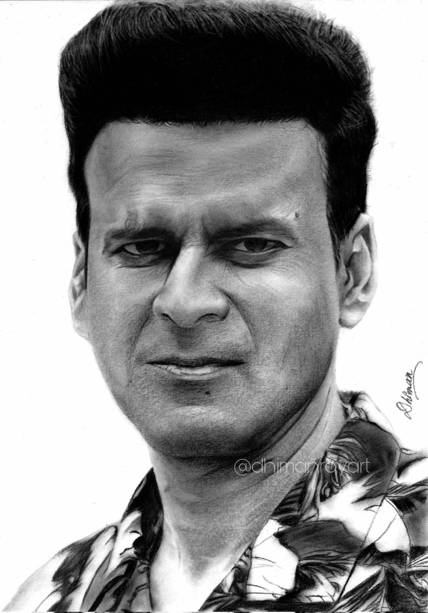 dhimanroyart's tweet photo. @BajpayeeManoj Very Happy wala Birthday sir! Huge fan of your personality and your screen presence. ❤️😍
My drawing dedicated to you https://t.co/3ZDX3xASHS