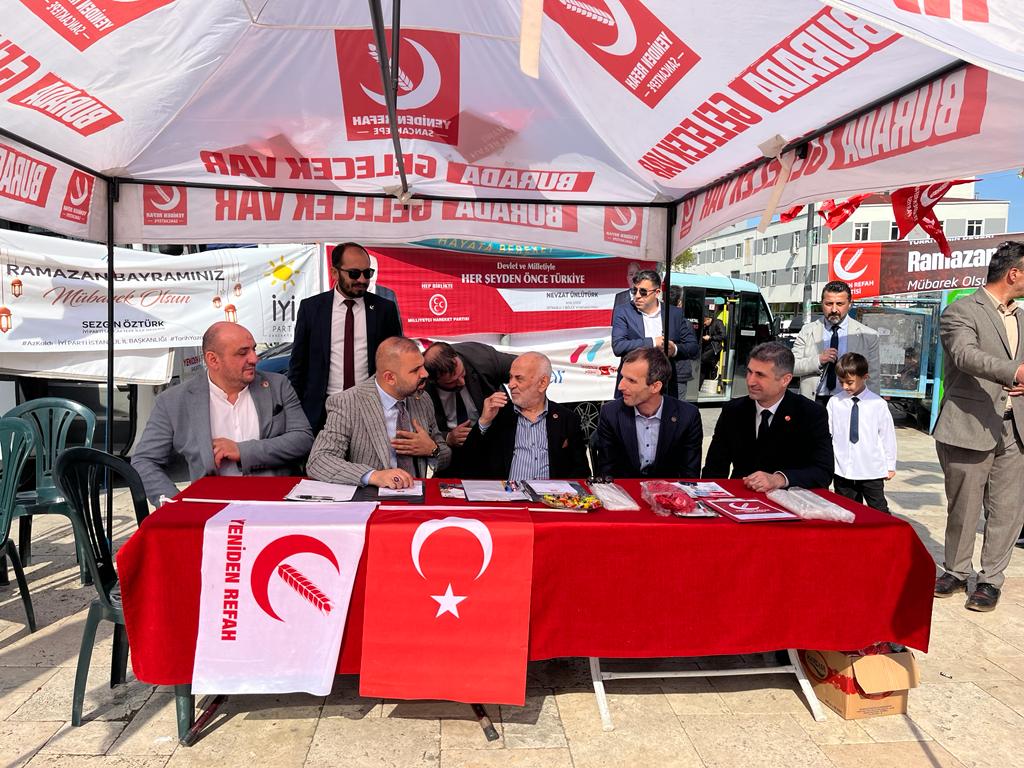 Sayın genel başkan yardımcımız 1 bölge aday adayımız sancaktepe'ye hoş geldin sefalar getirdin