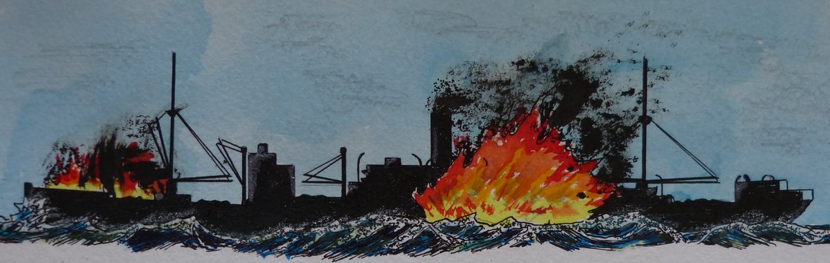 worldnavies's tweet photo. Wrak van Japanse gevangentransport Video Maru teruggevonden  met hulp van Fugro, tekening van mij: https://t.co/LZRcohQeeD https://t.co/SLHy3bCEK0
