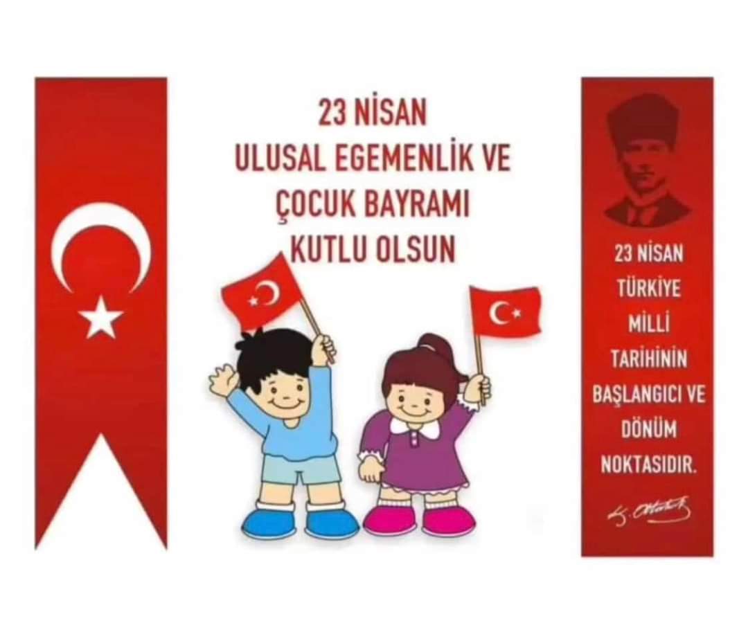 TEFERRÜÇ ALİ OSMAN GÜR İLKOKULU (@teferruci) on Twitter photo "Baharın en güzel çiçekleri çocuklar.
Eğer gülüyorsa çocuklar, daha aydınlık olacak yarınlar. 
Çocuklar; bu bahar, gelecek sizin.
23 Nisan Ulusal Egemenlik ve Çocuk Bayramımız kutlu olsun." "Baharın en güzel çiçekleri çocuklar.
Eğer gülüyorsa çocuklar, daha aydınlık olacak yarınlar. 
Çocuklar; bu bahar, gelecek sizin.
23 Nisan Ulusal Egemenlik ve Çocuk Bayramımız kutlu olsun."