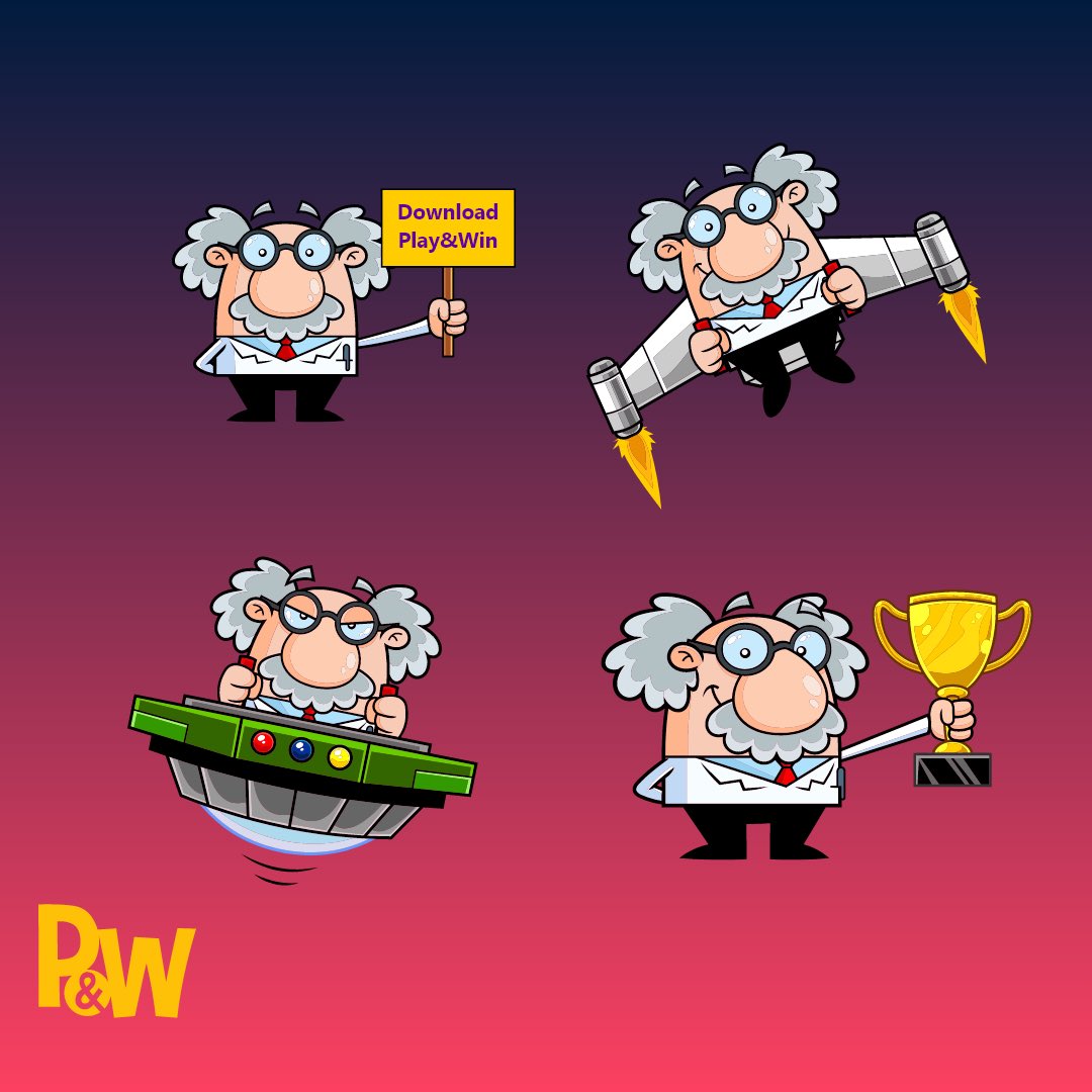 Your winning journey starts with 4 simple steps:
1.Download P&amp;W 📱
2.Liftoff your trivia knowledge 🧠 
3.Start playing 🤩
4.Win Big 🏆

#playandwin #playtowin #playtolearn #prize #cashprize #trivia #mobilegames