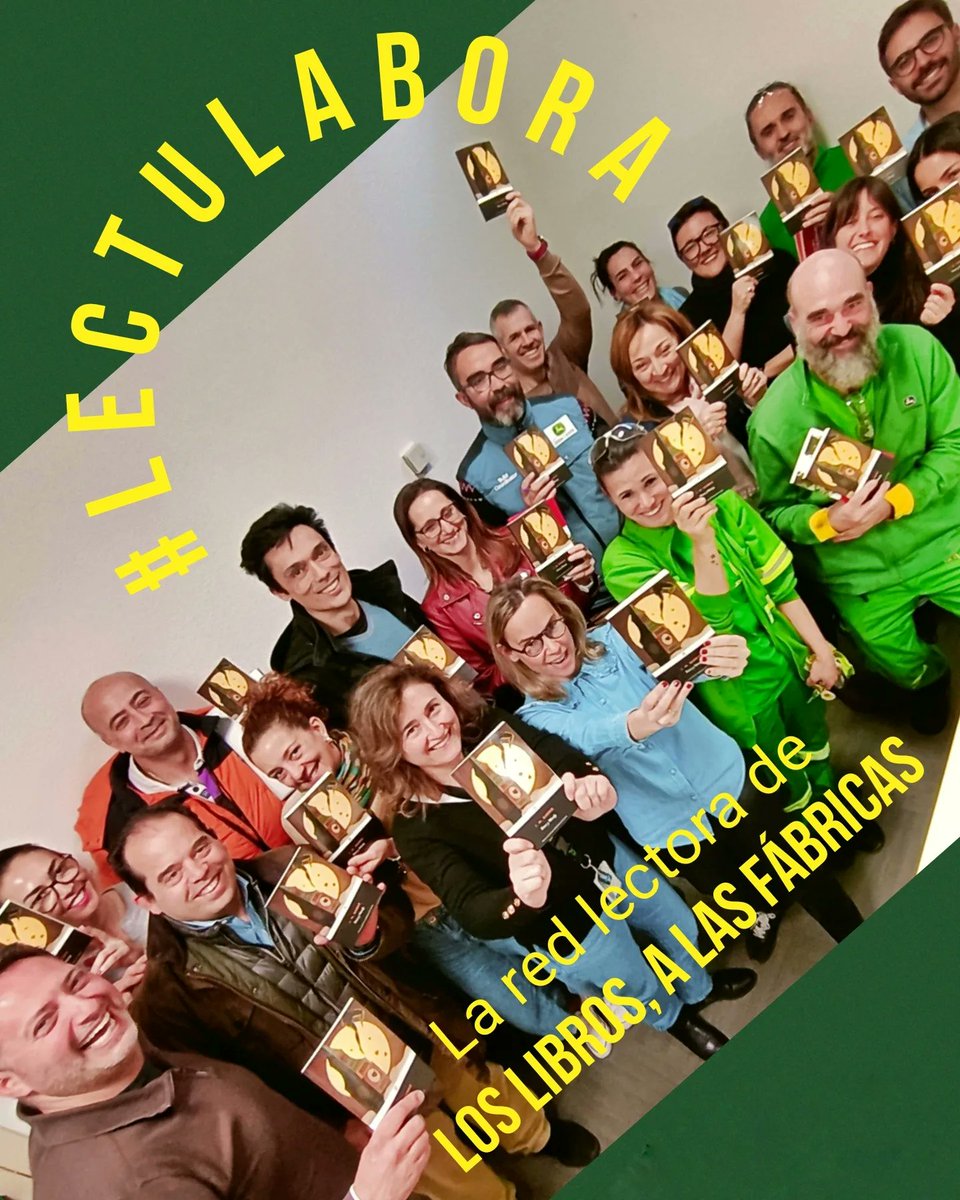 FundacionLito's tweet photo. La gran satisfacción de los trabajadores de @JohnDeere España nos anima a seguir trabajando para extender la experiencia de #LECTULABORA a nuevas fábricas. https://t.co/eHC0dgVbyn