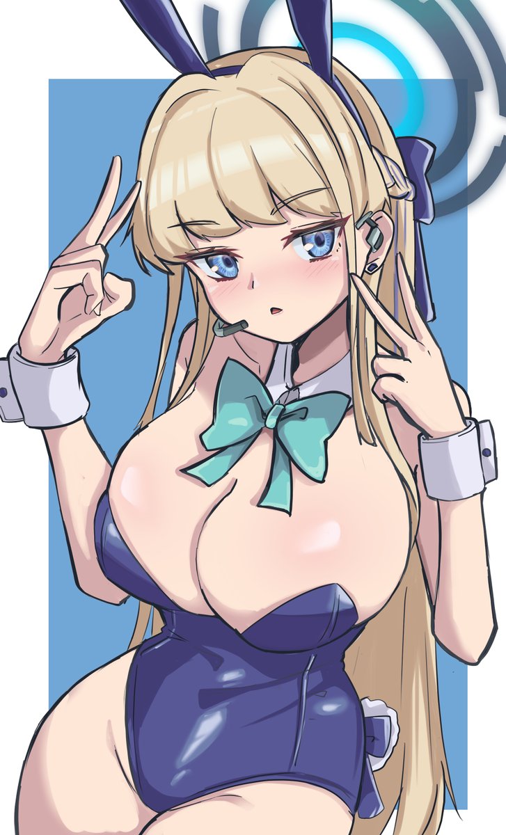 「バニートキーかわいい～～#ブルーアーカイブ #ブルアカ #BlueArchive」|おむらいぬのイラスト